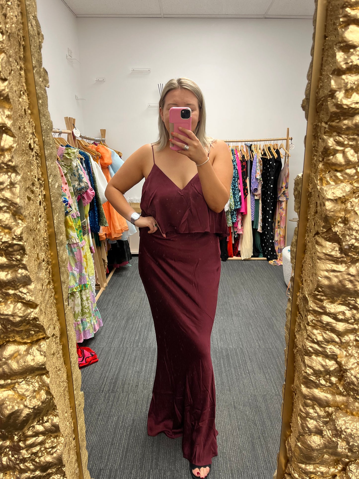 Shona Joy Burgandy Slip