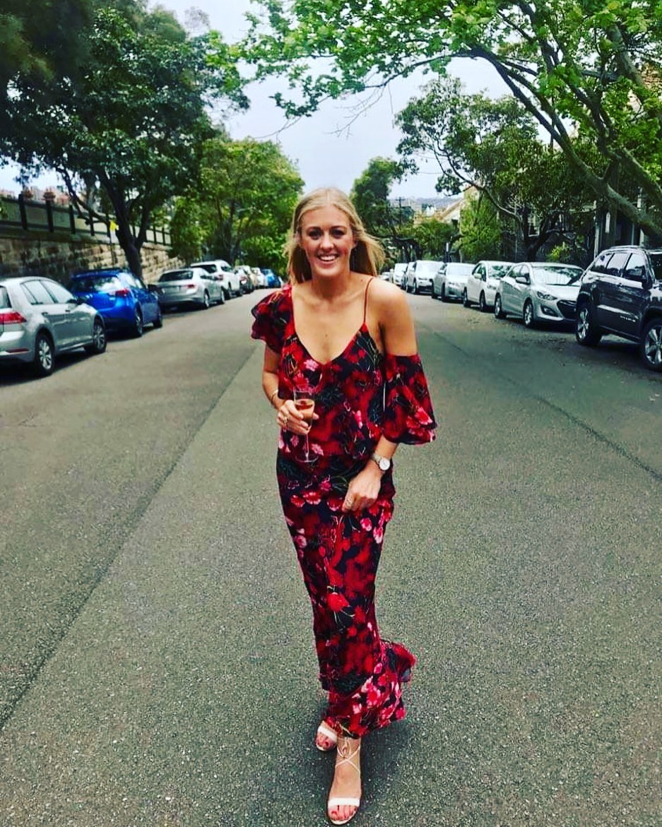 RUBY “Marina” Gown Red/Black