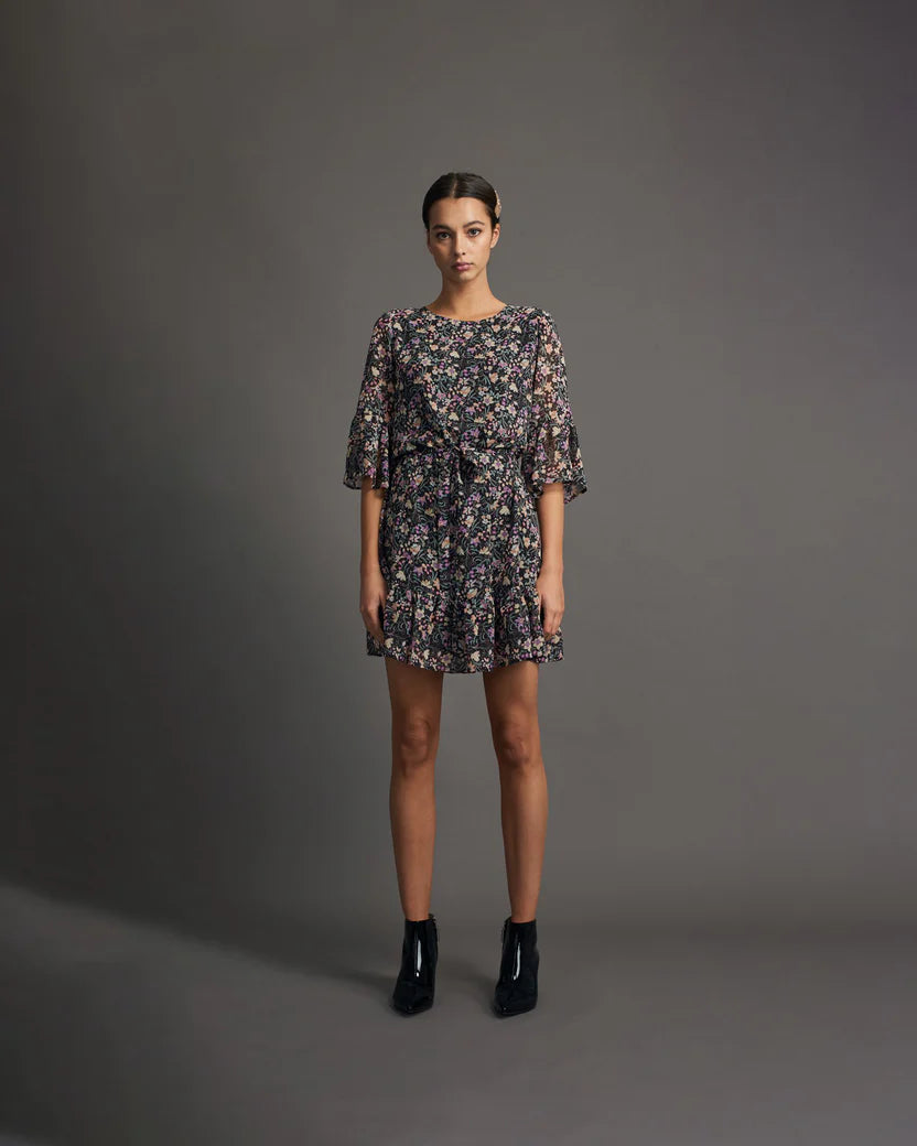 Alida Ruffle Dress Floral