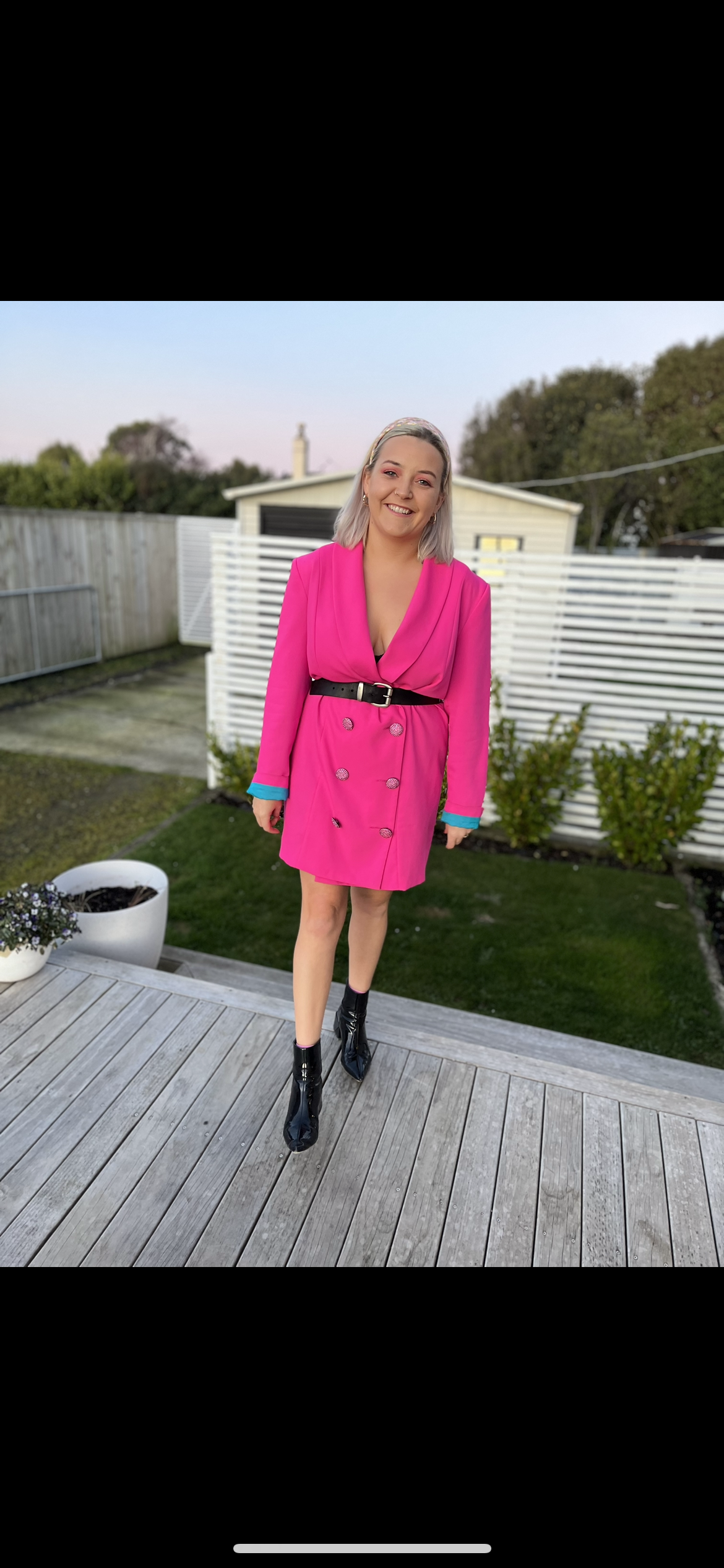 Coop Blazer Dress Pink