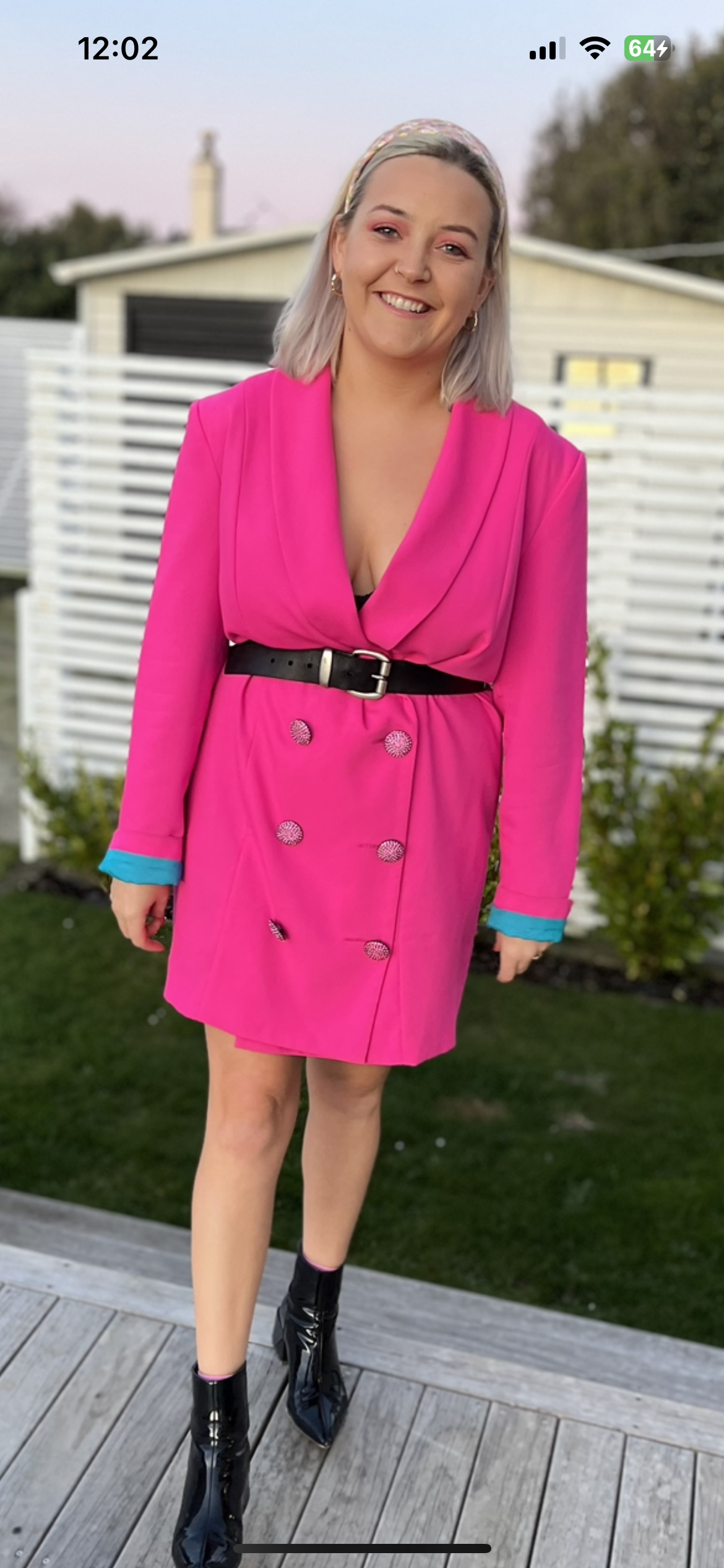 Coop Blazer Dress Pink